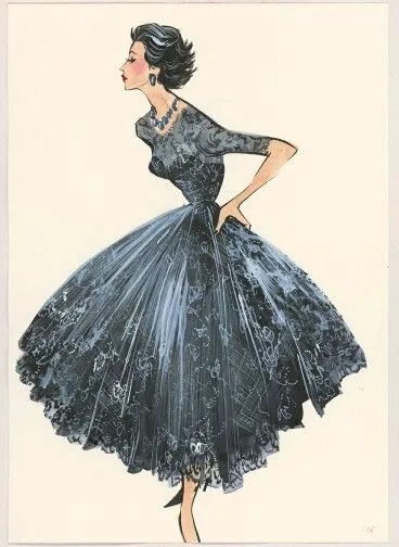 服裝與影視設計中的靈感來源 從效果圖到手稿的藝術探索